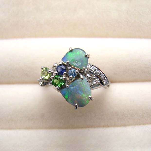 オパール リング